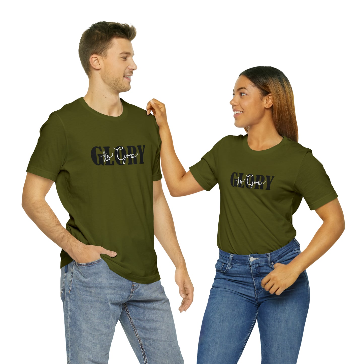Glory to God Christian Unisex Tee