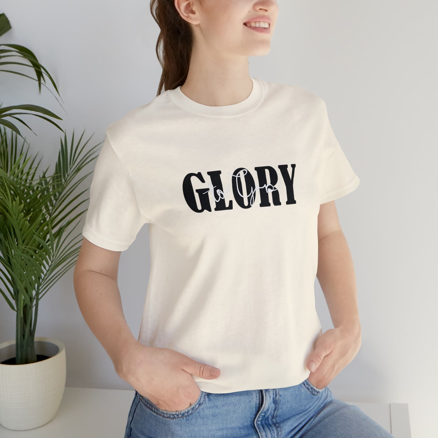 Glory to God Christian Unisex Tee