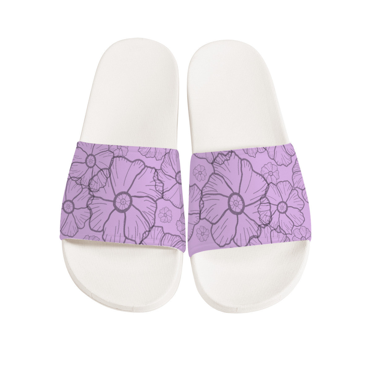 Pillow Slippers - Purple Sandals for Men and Women
