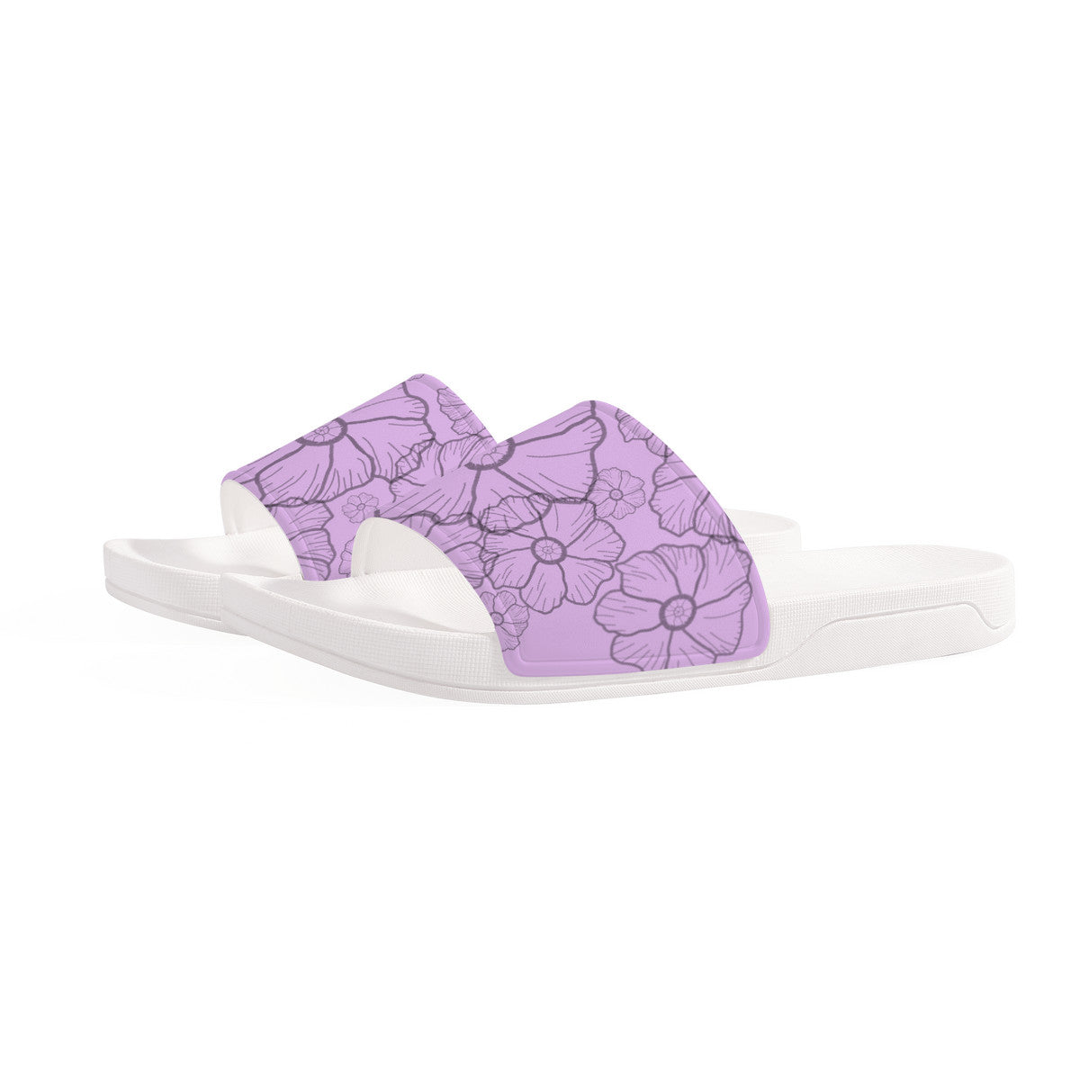 Pillow Slippers - Purple Sandals for Men and Women