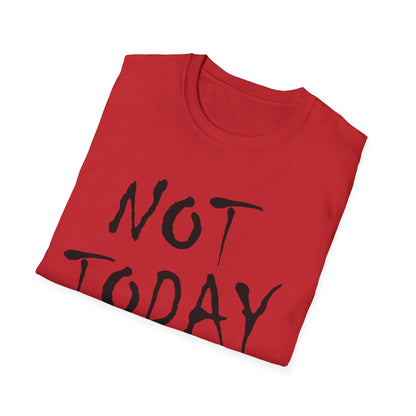 Not Today Satan Christian Tee - Unisex Softstyle T-Shirt