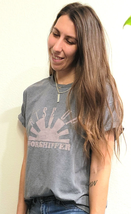 Rise Up Worshipper Christian Tee