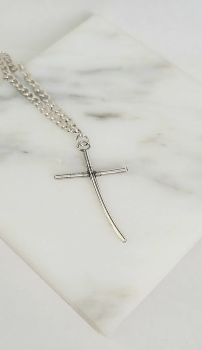 Sterling Silver Cross Necklace