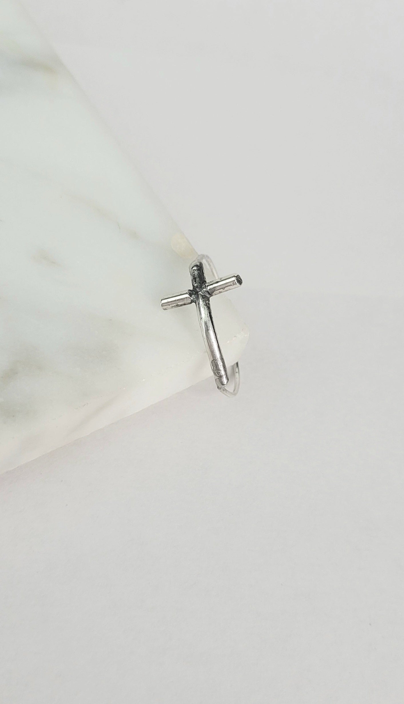 Sterling Silver Cross Ring