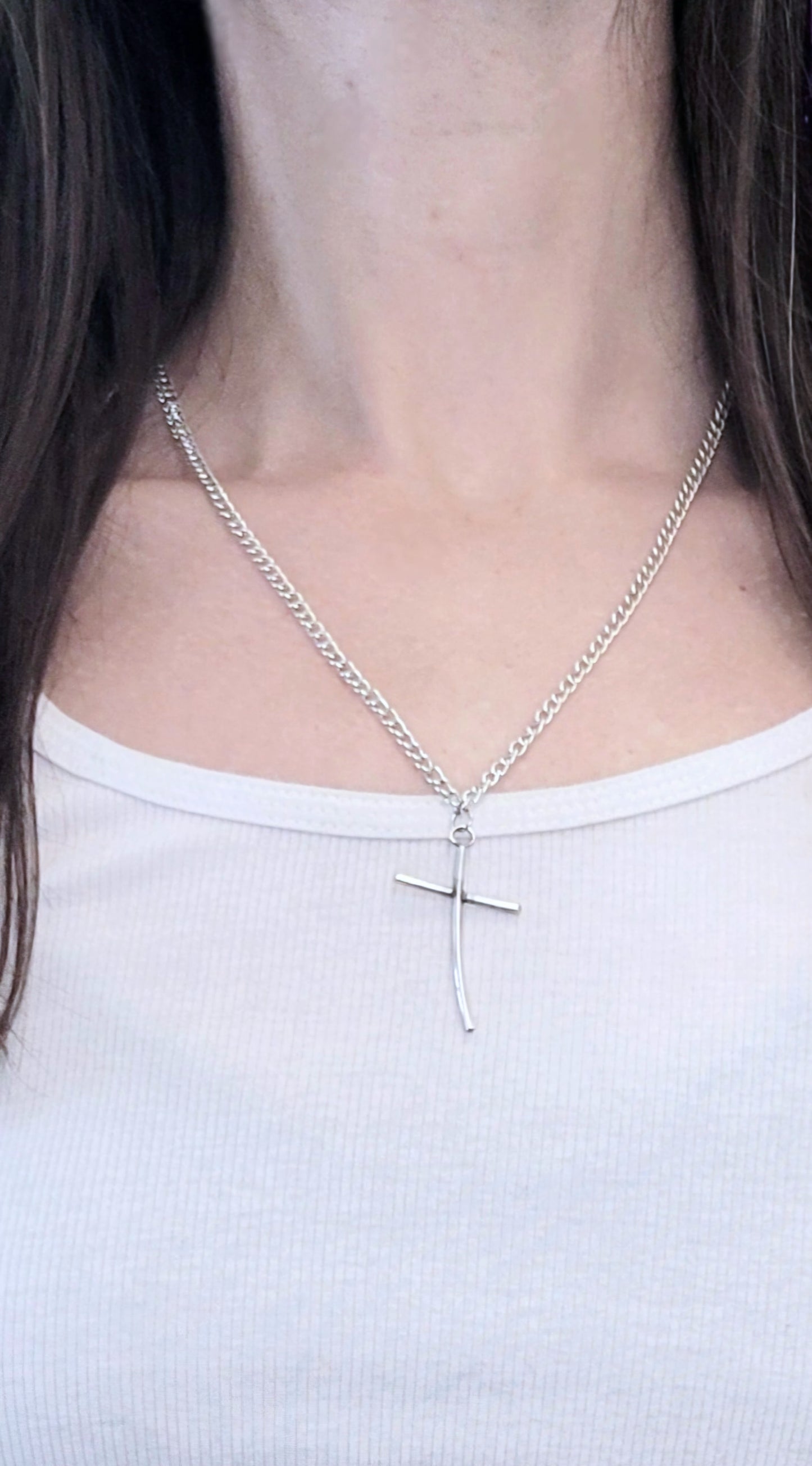 Sterling Silver Cross Necklace