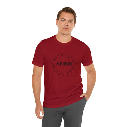 Christian T-Shirt Unisex Short Sleeve Tee Faith Like A Mustard Seed