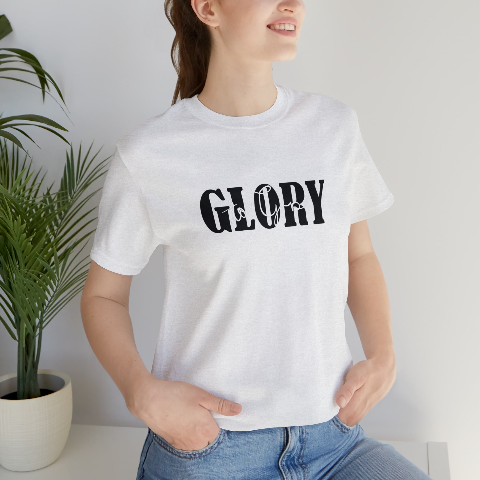 Glory to God Christian Unisex Tee