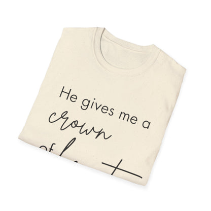 Beauty for Ashes Christian Tee Isaiah 61 Unisex Softstyle T-Shirt