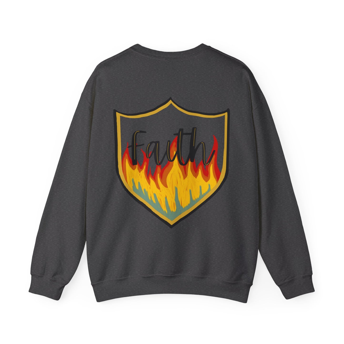 Unisex Heavy Blend™ Crewneck Sweatshirt - Armor of God Shield of Faith