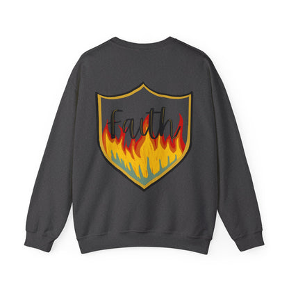 Unisex Heavy Blend™ Crewneck Sweatshirt - Armor of God Shield of Faith