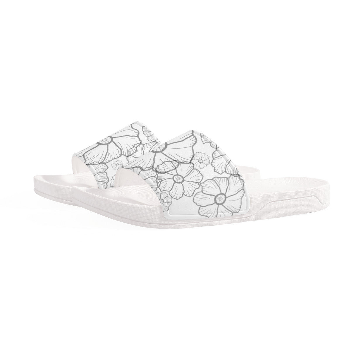 Pillow Slippers - White Sandals for Men and Women