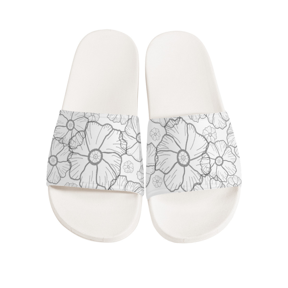 Pillow Slippers - White Sandals for Men and Women